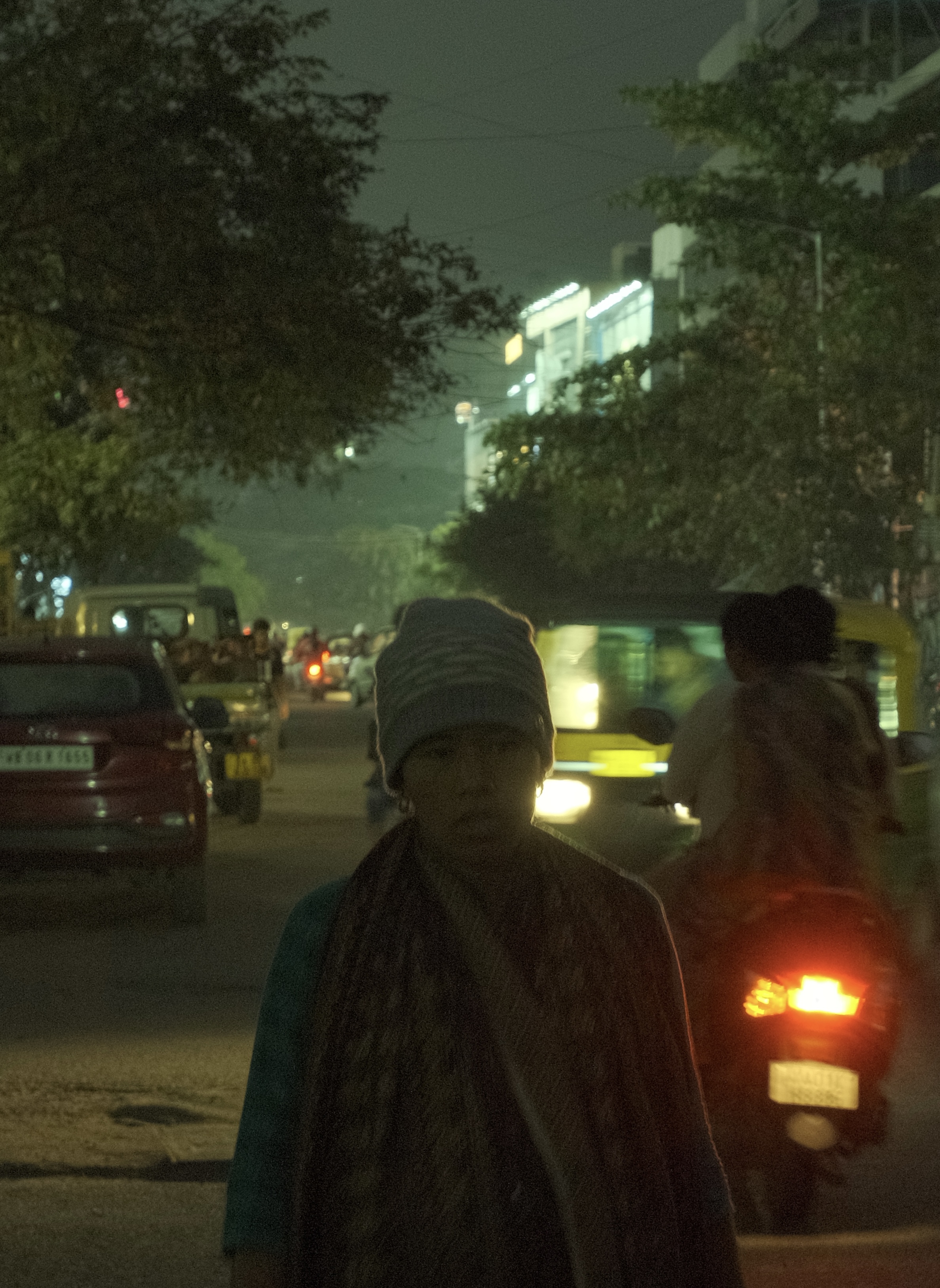 A lady wearing protective gear